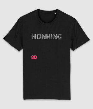 r8dio honning tshirt black front